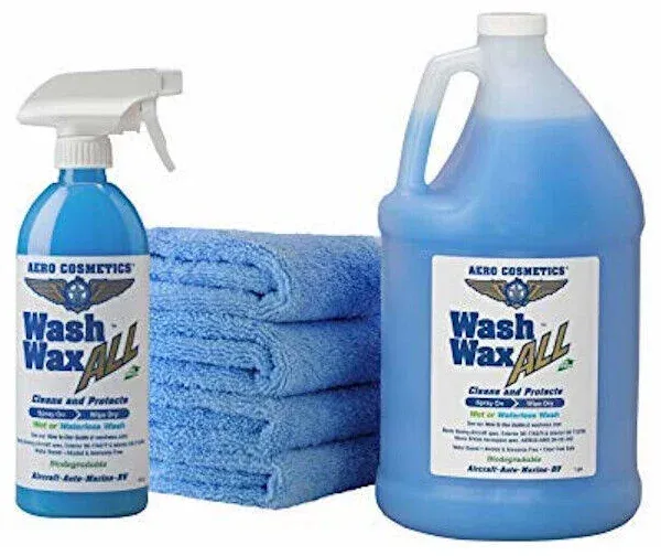 Aero Cosmetics Wet or Waterless Car Wash Wax Kit