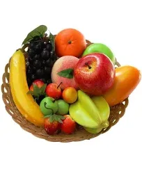 12 Kinds Of Artificial Fruits Pack 12 Different Fruits In One Set Fake Fruits Fo