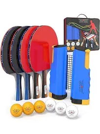 NIBIRU Sport Ping Pong Paddles Set