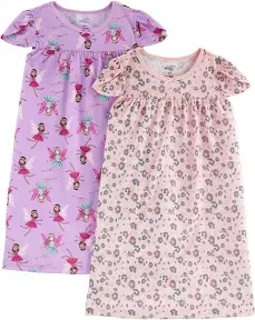 Simple Joys by Carter's Girls' 2-Pack Nightgowns