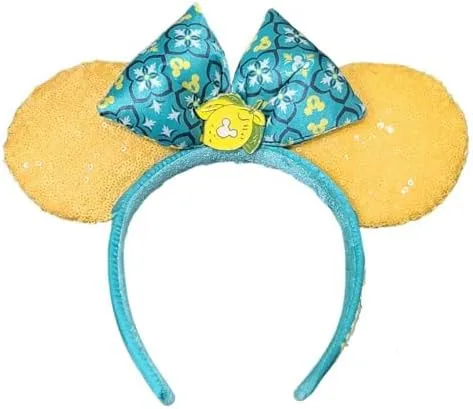 Disney Parks Epcot Saluti Limoncello Italy Minnie Mouse Ears Headband Lemon