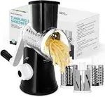 x Home Rotary Cheese Grater, Manual Cheese Grater with Handle, Mandoline Vegetables Slicer Cheese Shredder with Strong S