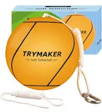 Trymaker Tether Balls and Rope Set for Kids