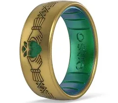 Enso Rings Etched Celtic Silicone Ring