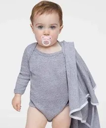 Rabbit Skins Infant Long-Sleeve Baby Rib Bodysuit