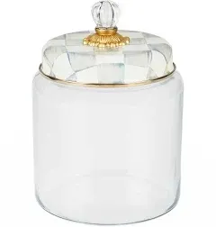 MacKenzie-Childs Sterling Check Kitchen Canister