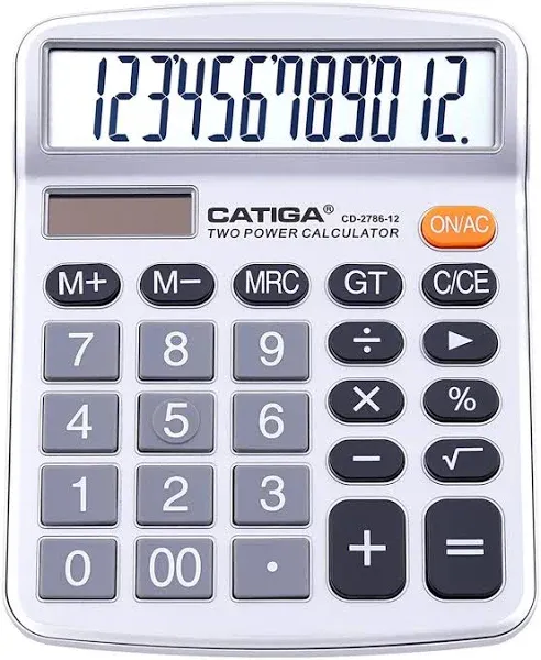 Catiga 12 Digit Calculator CD-2786