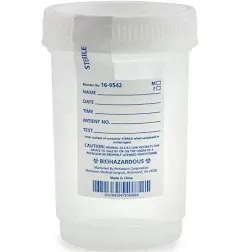 McKesson Specimen Container for Pneumatic Tube Systems