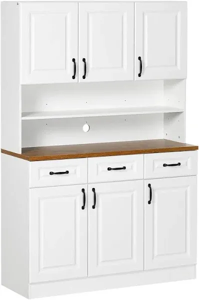 HOMCOM 71" Kitchen Pantry Storage Cabinet