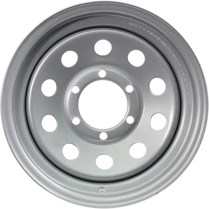 eCustomrim Trailer Wheel Rim 16X6 6-5.5 Silver Modular 3040 Lb. 4.27 Center Bore