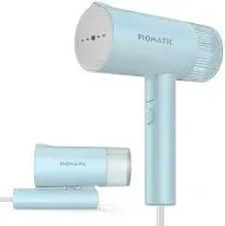 PIOMATIC Steamer for Clothes Foldable Handheld Clothing Wrinkles Remover for Garments with Thermostatic Ceramic Plate