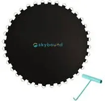 Replacement Trampoline Mat, Fits 15ft Frames w/Spring Tool and Durable V-Rings