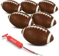 GoSports Xtreme Flight Footballs 6 Pack