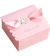 30 PCS Baby Shower Favors Cute Baby Girl Angel Wings Designed Chocolate Packaging Box Candy Box Gift Box for Kids Birthday Baby Shower Guests Wedding Party Supplies (Baby Boy)