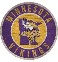 Fan Creations Minnesota Vikings Circle State Sign