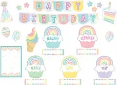 Teacher Created Resources Pastel Pop Happy Birthday Mini Bulletin Board