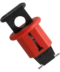 Brady 90844 Miniature Circuit Breaker Lockout - Pin Out Standard - Red