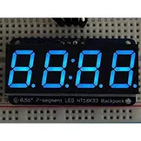 Adafruit 0.56" 4-Digit 7-Segment Display w/I2C Backpack