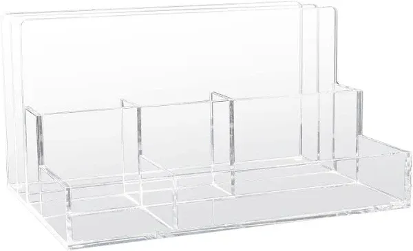 Kantek Acrylic File Sorter Desk Organizer