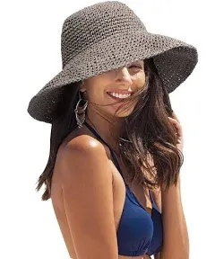 Women's Floppy Straw Sun Hat