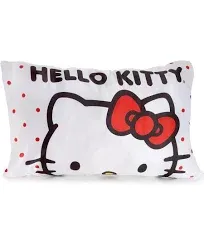 Franco Hello Kitty Beauty Standard Beauty Silky Satin Standard Pillowcase Cover 20x30 for Hair and Skin, (Officially Licensed Product)