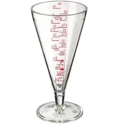 Easy Jigger Spirit Measure by Difford’s Guide and Bonzer | Cocktail Jigger Spirit Measures (25ml, 50ml, 60ml) for Unbeatable Accuracy| Single or