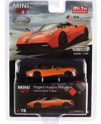 True Scale Miniatures Pagani Huayra Roadster Arancios Saint Tropez Diecast Model Car