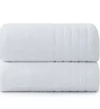 Casa Platino 2 Pack Bath Towels Set Ring Spun Cotton