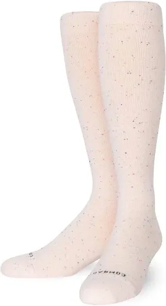 Comrad Recycled Cotton Knee High Socks - 15-20mmHg Graduated Compression Socks - Soft & Breathable Support Socks, Unisex