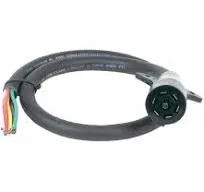 Hopkins 7 Way Connector with Cable 6'