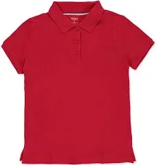 Girl's French Toast Short Sleeve Stretch Pique Polo Shirt