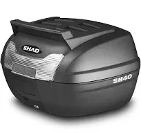 SHAD D1B40E21 Top Case Accessory Cover SH40, Black Metal