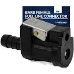 Five Oceans 3/8" Barb Female Fuel Line Connector