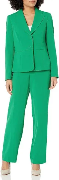 Le Suit Women's Petite Jacket/Pant Suit