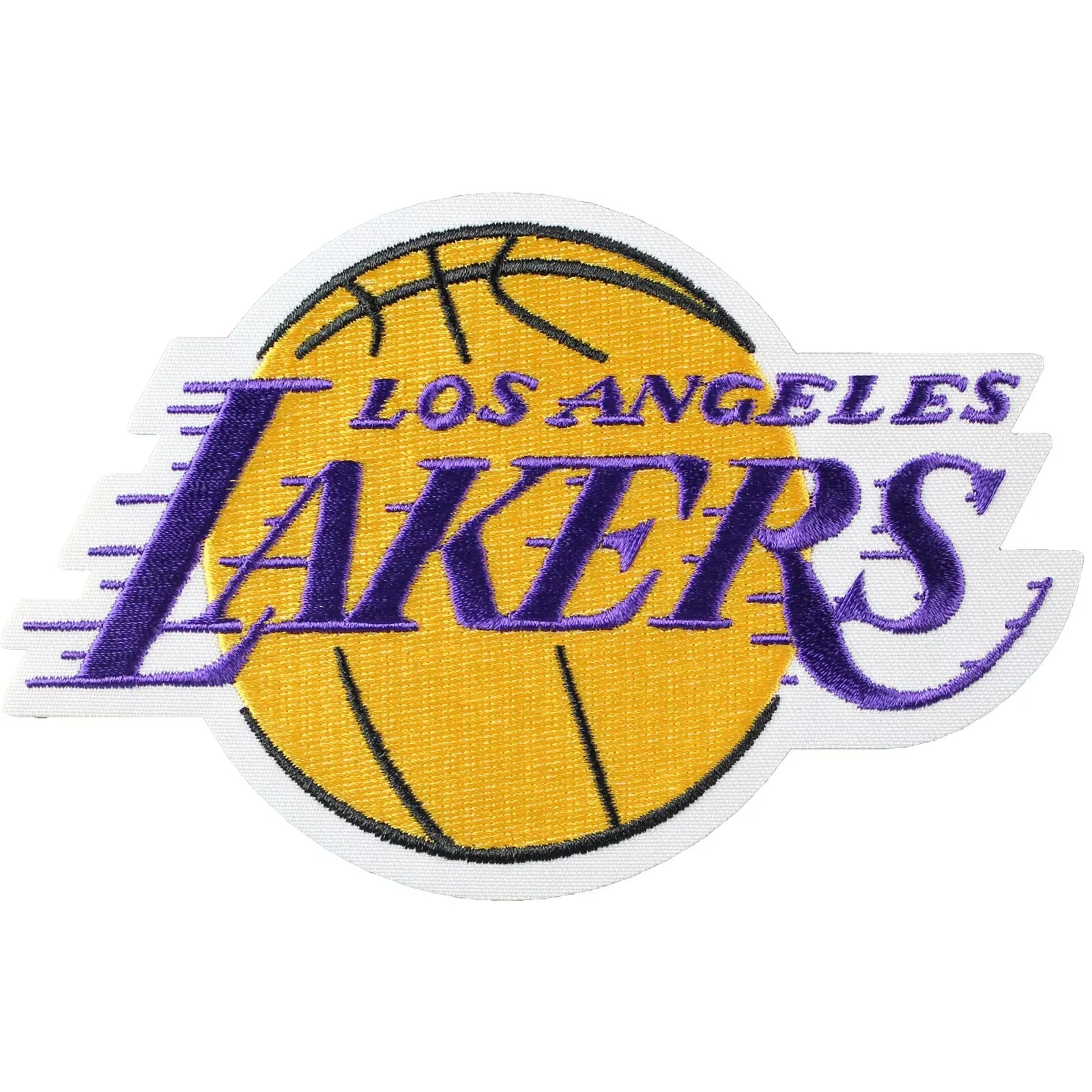 Los Angeles Lakers Logo Large Iron On NBA Basketball Patch Emblem Vintage