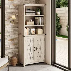 Linsy Home Farmhouse Storage Cabinet