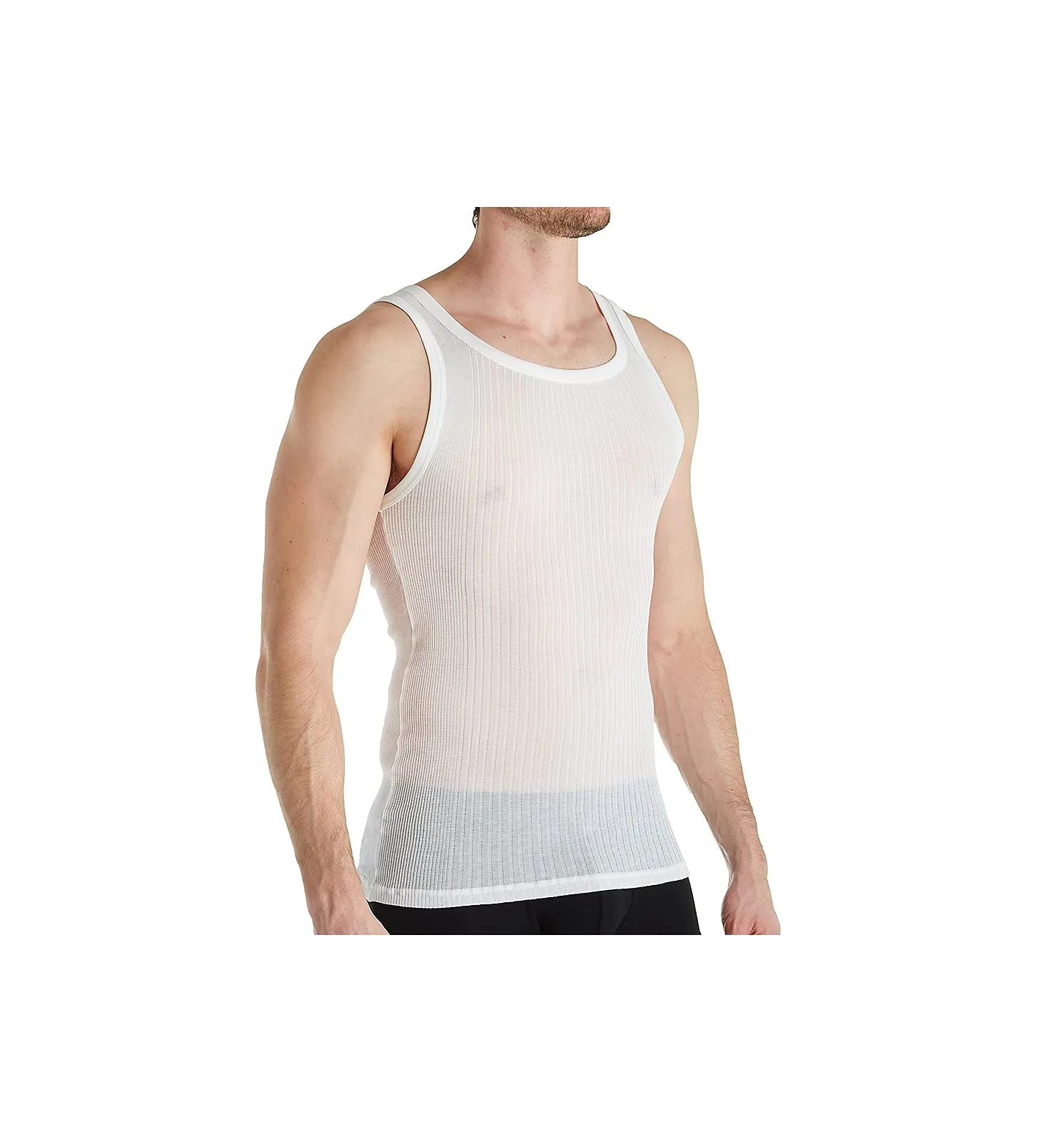 Zimmerli Men's Ribbed Tank Top