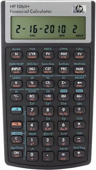 HP 10bII+ Financial Calculator