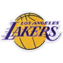 Los Angeles Lakers Logo Large Iron On NBA Basketball Patch Emblem Vintage