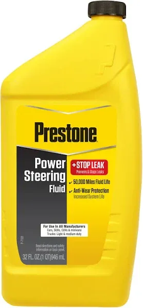 Prestone Power Steering Fluid Plus Stop Leak