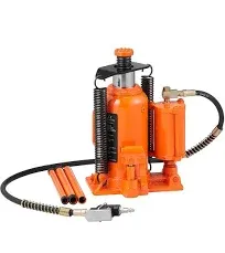 20 Ton Air Hydraulic Bottle Jack w/ Manual Hand Pump Automotive Car Repair