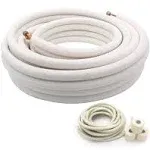 25 Ft Air Conditioning Copper Tubing Pipe Extension, 1/4&#034; 1/2&#034; 3/8&#034; PE Thickened