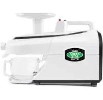 Tribest Greenstar GSE-5000 Elite Slow Masticating Juicer, Jumbo, White