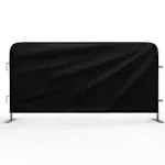 Heavy Duty Portable Crowd Control Barricade Jacket Cover - Angry Bull Barricades