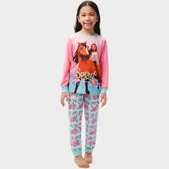 Girls Spirit Long Sleeve and Leg Pajamas Sizes 3T