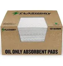 Spill Absorbent Pads for Oil by EarthSafe - Order Disposable Paint, Grease and Oil Absorbent Mats Online - We Ship Oil Spill Pads Fast