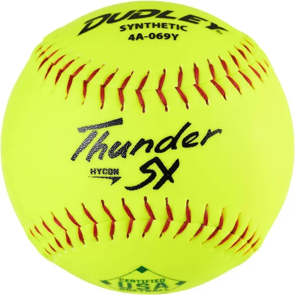 Spalding Sports Div Russell 4A-069YP 12" YEL SloPitc Softball