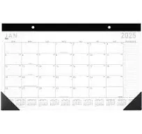 2025 AT-A-GLANCE Contemporary Monthly Desk Pad Calendar, 18" x 11", Traditional, January 2025 To December 2025, SK14X00