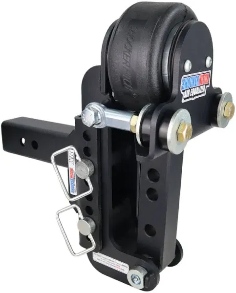 Shocker Air Equalizer for Weight Distribution Hitch Fits 2" Hitch has 5" Rise 4" Drop - 12,000 lbs GTW