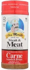 Chef Merito Seasoning Steak & Meat - 14 oz